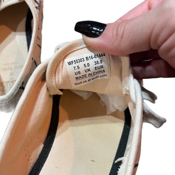 Kate Spade x Keds Starfish Sneakers size 7.5 - Picture 4 of 10